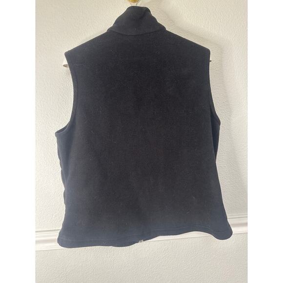 Columbia Fleece Vest, Womens XLarge, black - Picture 5 of 5